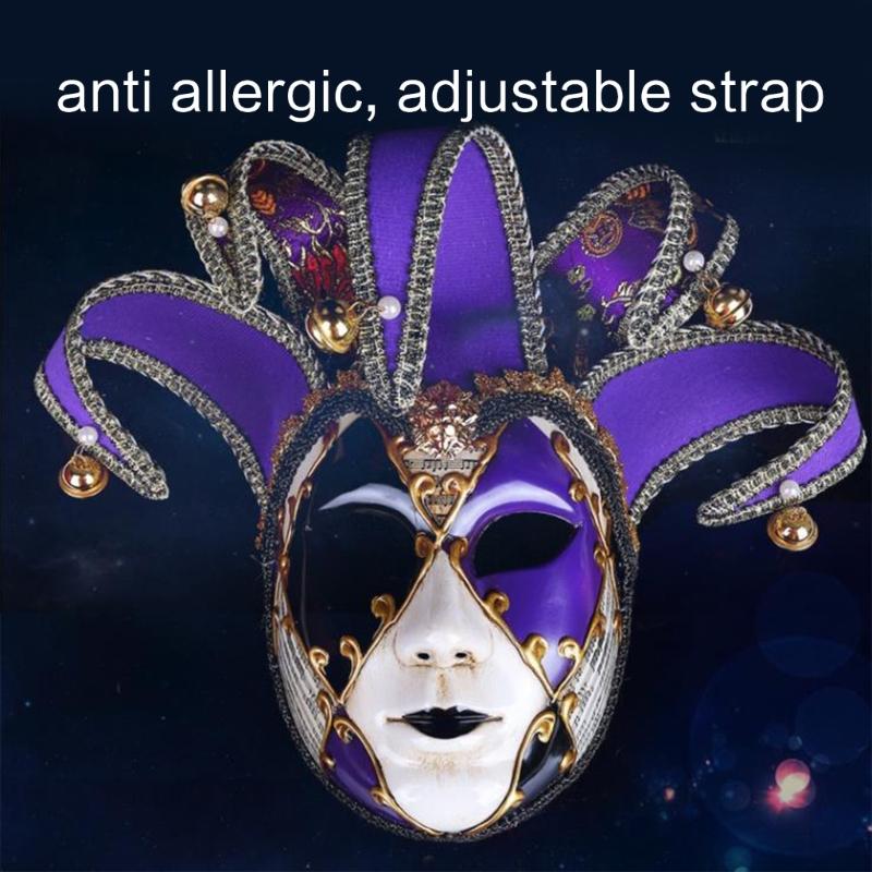 Masquerade Mask for Women Halloween Mask, Halloween Cosplay Eyemask Masquerade Full Face Mask Accsessory