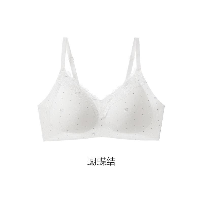 Pure Cotton!! Small Breasts Gather Seamless Underwear, Women's Bras, Soft Support, Secondary Breasts, No Steel Ring Text, Thin Bras.