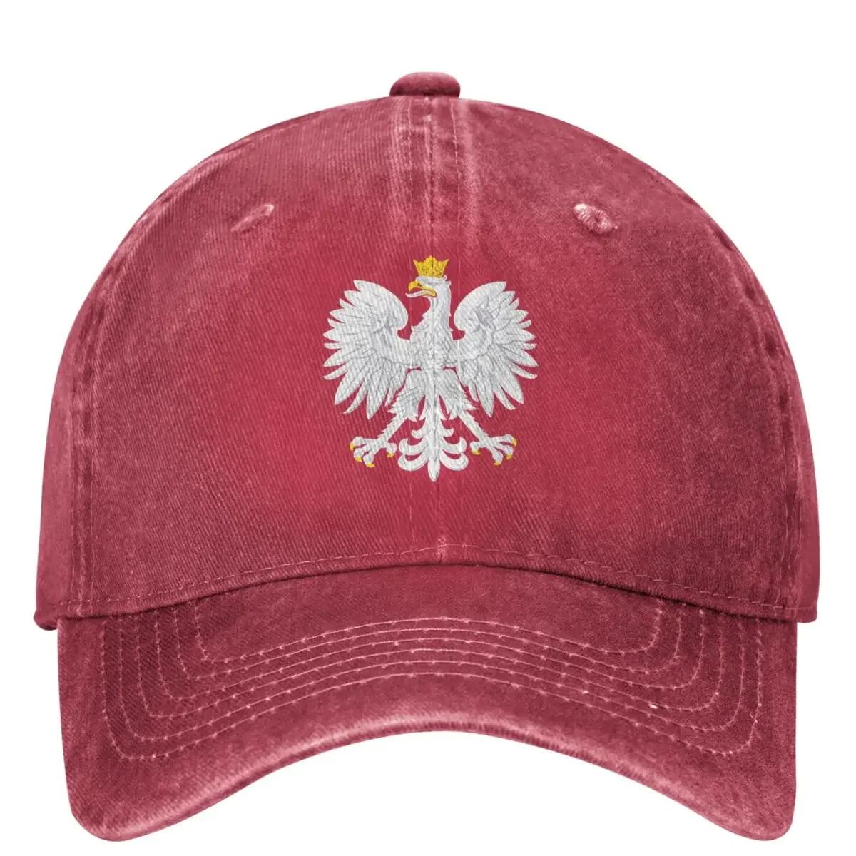 Польский орел Повседневная бейсболка Polska Польша Тракерная кепка Теннисный Скейт Snapback Кепка Женская Мужская Уличный стиль Бейсболки One Size