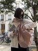 Acoc Glossy Large Tangle Twist Bag_Ash Pink