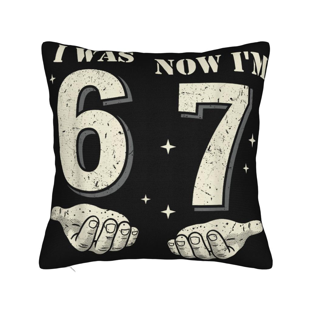 Pillow Cover Six Seven Bruh 67 Funny Saint Patricks 6 7 Meme Cute Funny Pillow Case For Sofa Home Decor Pillowcases