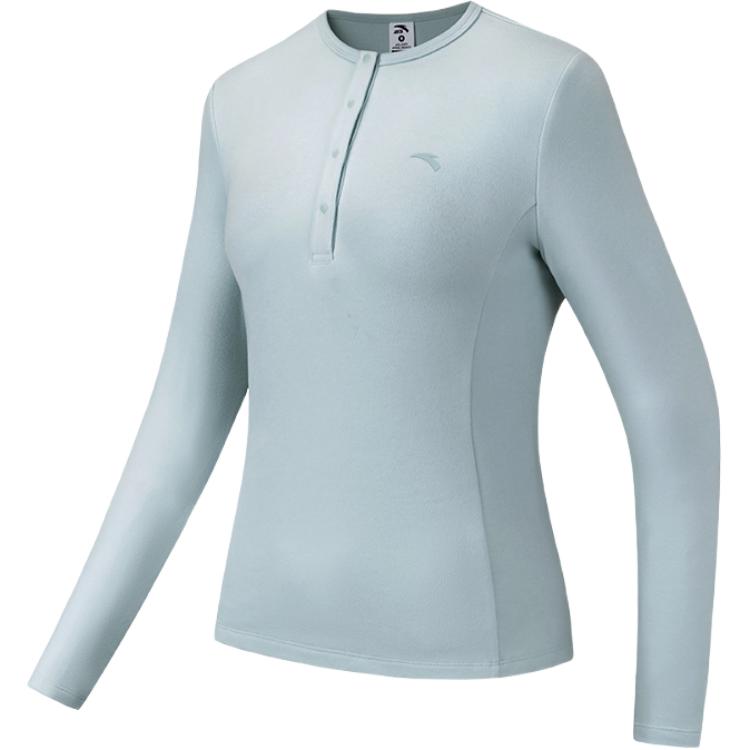 

Anta Серия Training Однотонная Мягкая Удобная Дышащая Универсальная Повседневная Футболка с Длинным Рукавом Женские Футболки 962547403-4 XL