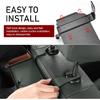 Car Back Seat Storage Box, Leather Car Seat Back Multifunctional Organizer, Detachable Partition Design Backseat Storage Box for Cars, Great Fit for