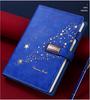 Set de regalo de cuaderno Star Double Line 2026: Libro de registro de reuniones de negocios y oficina de mayor grosor