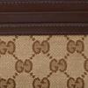 Gucci Carteira Mini Feminina de Lona com Couro Marrom 790037-FADHW-9742