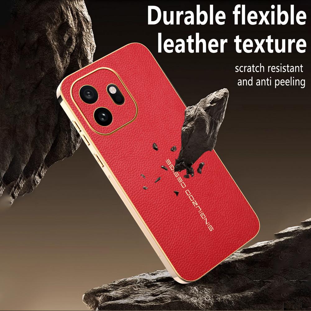 Classic Lychee Leather Electroplated Frame Case For OnePlus 15t 15R 15 13s 13T 13R 13 12R 12 One Plus Turbo 6v Ace 6 5 3 Cover