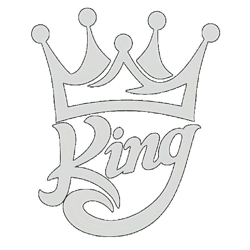 Men's Black T-Shirt King Crown Graphic Print Casual Streetwear Top for Everyday Wear