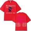 Fashion Hip Hop Tshirt Cotton Oversized T Shirts Ed Sheeran Loop Tour Australia 2026 Tour Merch Tshirts Fans Gifts Unisex