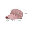 Cappellino da Baseball Estivo da Donna Traspirante con Intreccio a Rete Cappellino con Rete Cappello Parasole