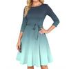 Women's Cocktail Dresses 3/4 Sleeve Vintage Wedding Guest Dress