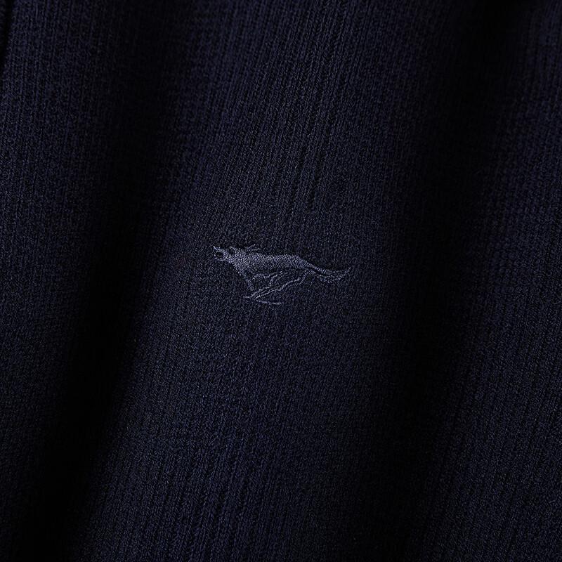 Septwolves Men's High-Neck Fleece-Lined Wool Blend Pullover Sweater