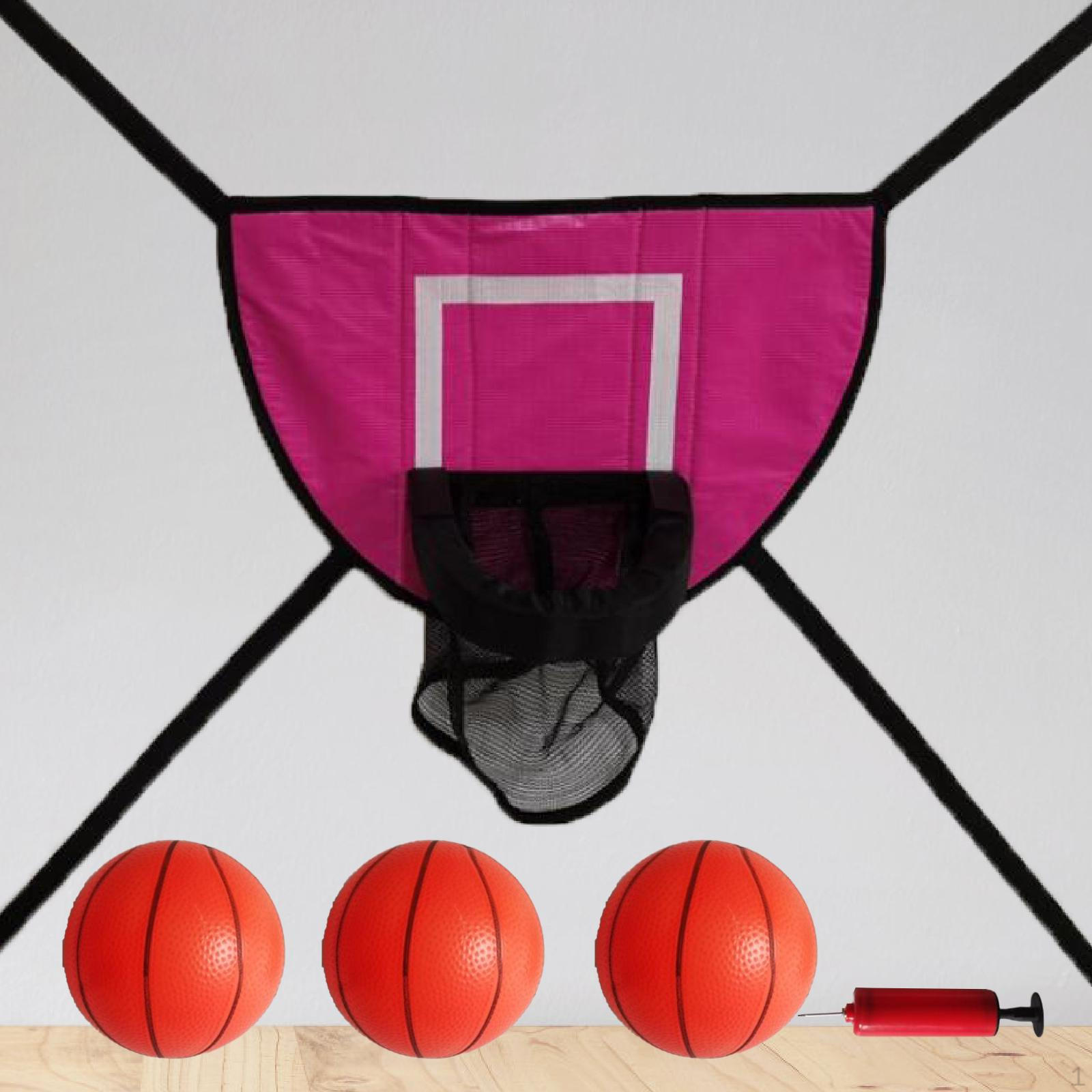 

Баскетбольное кольцо для батутной рамы, водонепроницаемые ворота на открытом воздухе with three balls