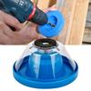 Electric Drill Dust Cover with Sponge and PVC Material Designed to Minimize Dust Leakage During Household Projects