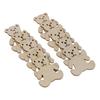 50pcs Bear Shape Bear Shaped Cutouts 41*48mm Hanging Bear Ornaments  for Painting,Home Decor
