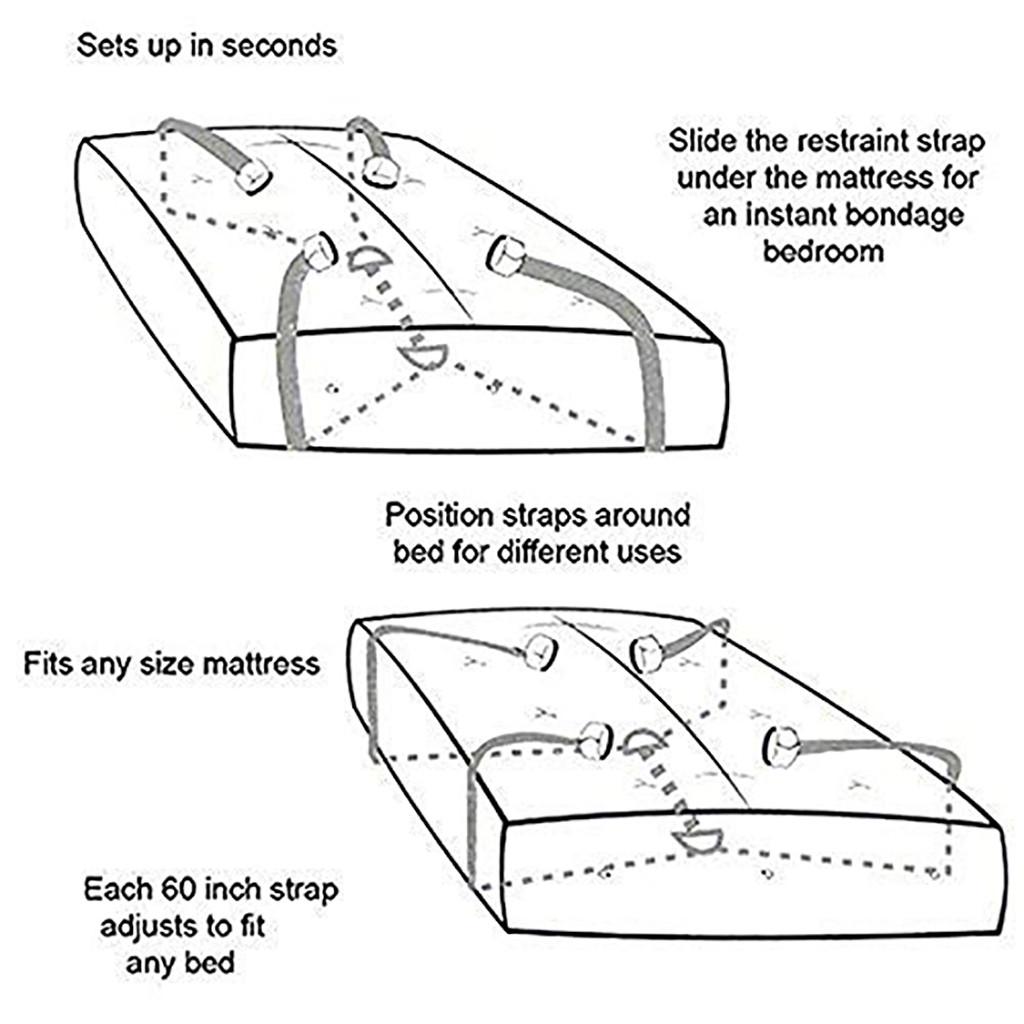 Straps Restraining Straps Soft and Comfortable Adult Toys for Couple