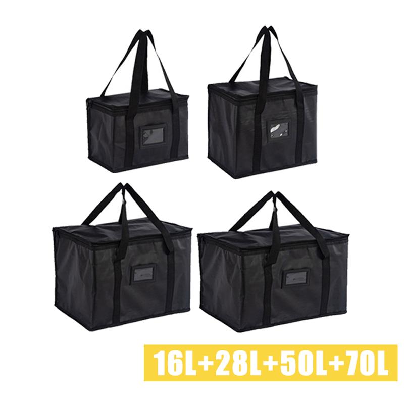 Borsa Frigo Termica Isolata da 70L Isolamento Per Mantenere Freddo Grande Capacità Portatile Borsa Pranzo Cerniera Picnic Campeggio Foglio di Alluminio Sacca per Cibo