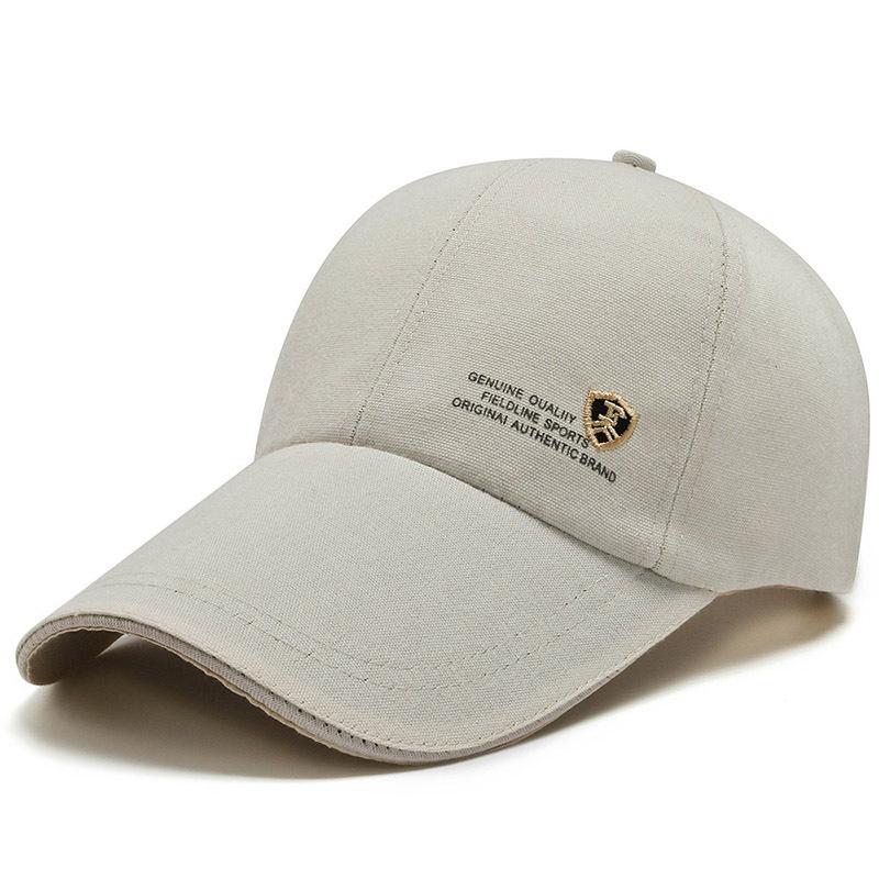 Hat Spring and Autumn Men's and Women's Extended Brim Baseball Cap Hard Top Big Head Circumference Outdoor Tourism Mountain Climbing Fishing Shade Cap