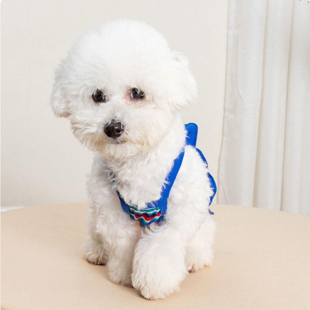 Breathable Pet Swimsuit Soft Cat Suspender Skirt Pet Princess Dresses for Puppy Kittens