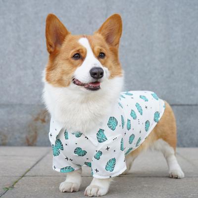 Summer Teddy Bichon Corgi Love Dog Undershirt Cool and Breathable Pet Clothes