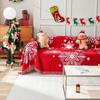 Christmas Style Red Couch Covers Tassels Throw Towel Four Season Sofa Cover Dustproof Anti-scratch Couch Covers Furniture Cover