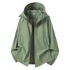 Summer new outdoor sunscreen clothes UPF10 + ice silk light and breathable hooded skin clothes group buying clothes