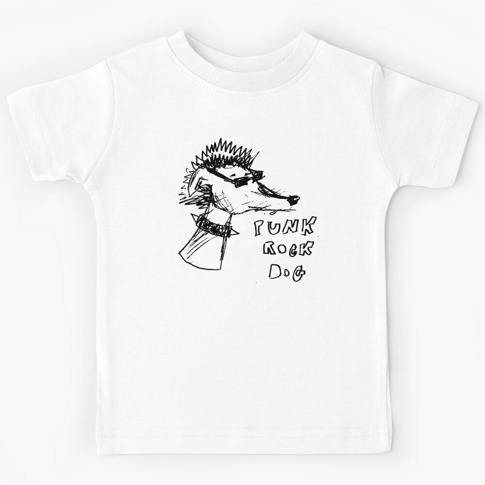 Punk Rock Dog Kids T-Shirt 160