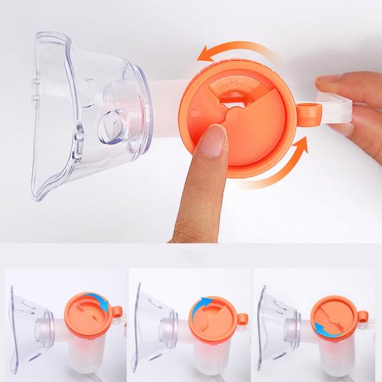 Disposable Inhale Nebulizer Cup Atomizer Aerosol Filter for Children Adult
