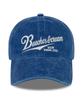 Bichiseuaenkeulim New York Usa Stone-Washed Ball Cap-Blue