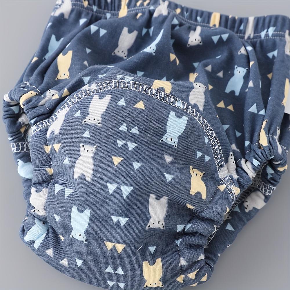 6pcs Soft Breathable Cotton Training Pants | Washable Reusable and Absorbent for Potty Training | Perfect Gift for Christmas