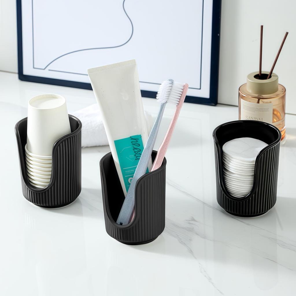 1pcs Disposable Cup Dispenser Rack Storage Holder Plastic Shelf for Water Tea Mugs Display Stand Household Organization Supplies