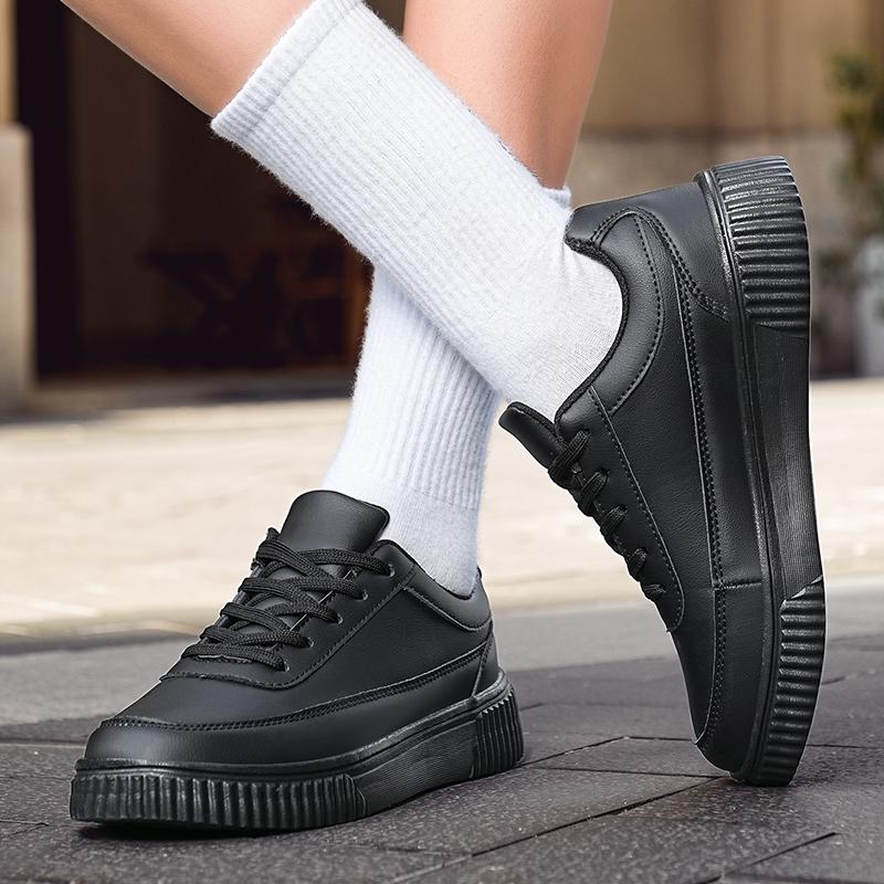 Men Skateboard Shoes Women White Sport Shoes Couple Black Wide Palm Basketball Shoes Large Size Sneakers