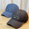 Spring and Autumn New Letter Embroidered Hat for Men and Women  General Purpose Baseball Cap Trendy Fashion Simple Baseball Cap Soft Top