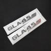 3D ABS GLA45S Buchstaben Aufkleber Auto Styling Heckklappen Emblem GLA45S Logo für Mercedes GLA45S AMG X156 Zubehör