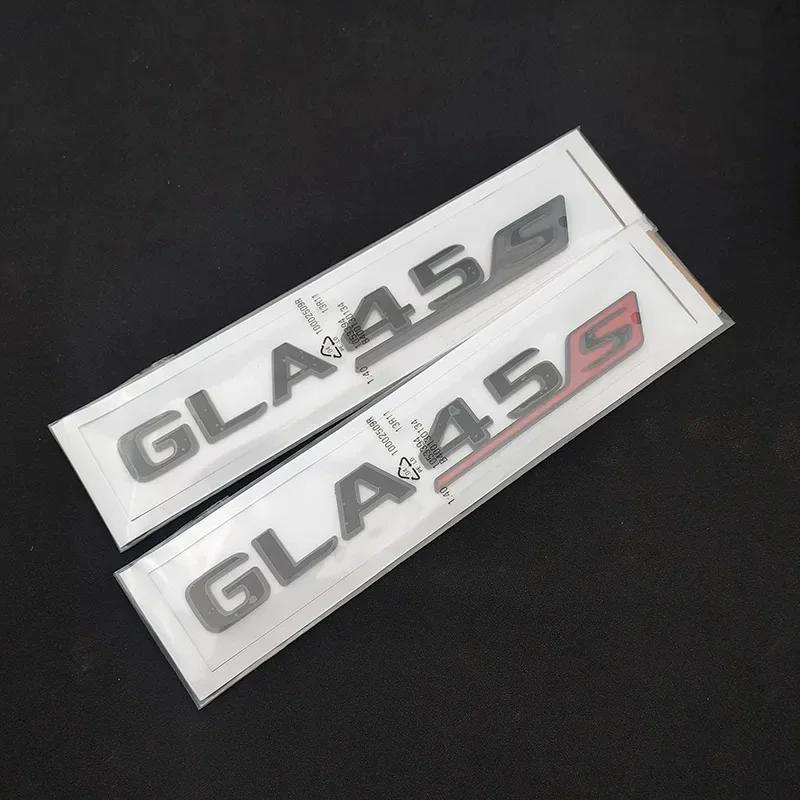3D ABS GLA45S Buchstaben Aufkleber Auto Styling Heckklappen Emblem GLA45S Logo für Mercedes GLA45S AMG X156 Zubehör