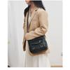 Retro Love Decorative Shoulder Bag, Suitable for Women's Daily Travel Matching, Multi Pocket Crossbody Bag, Large Capacity Women's Bag