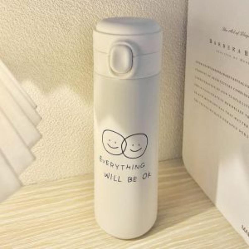 320/420ml Male and Female New Stainless Steel Insulated Bottle Portable, Lightweight, Sealed Coffee and Milk Water Cup
