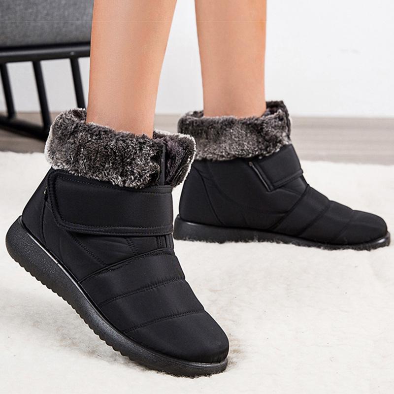 Women'S Boots Keep Warm Fur Boots For Snow Botas Mujer Classics Winter Boots Women Rubber Waterproof Winter Shoes Woman Booties