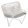 BUNDOK Bonfire Stand LOTUS BD-499 Stainless Steel Storage Case with Mesh Compact Silver Small