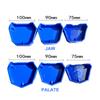 2/6Pcs Dental Model Base Set Silicone Plaster Model Base Dental Lab Denture Impression Tray Former Base Dentist Tools