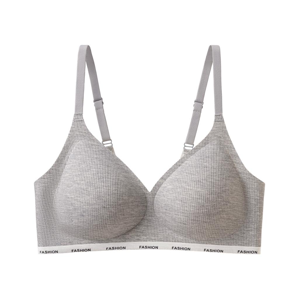 Traceless nude thread small chest gathering underwear women's thin anti-sagging lift 7A antibacterial comfortable bra bra
