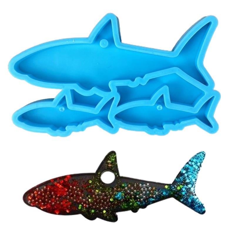 Handmade Necklace Earrings UV Resin Mold Animal Families Pendants Silicone Molds Animal Family Keychain Casting Mold