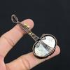 Dendrite Opal Pendant Gemstone Jewelry, 999 Copper Wire Wrapped Pendant, Gift For Women Handmade Pendant