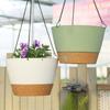 Plastic Hanging Basket Plant Pot Self-Watering Flowerpot Outdoor Plant Pot Indoor Wall Hanging Pots for Plants Home Decoration