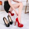 Fashion Comemore Sexy Platform High Heels Women's Leisure Heel Shoes 14cm Luxury Pumps Stilettos Shoes Footwear Woman 2025 Large Size 46