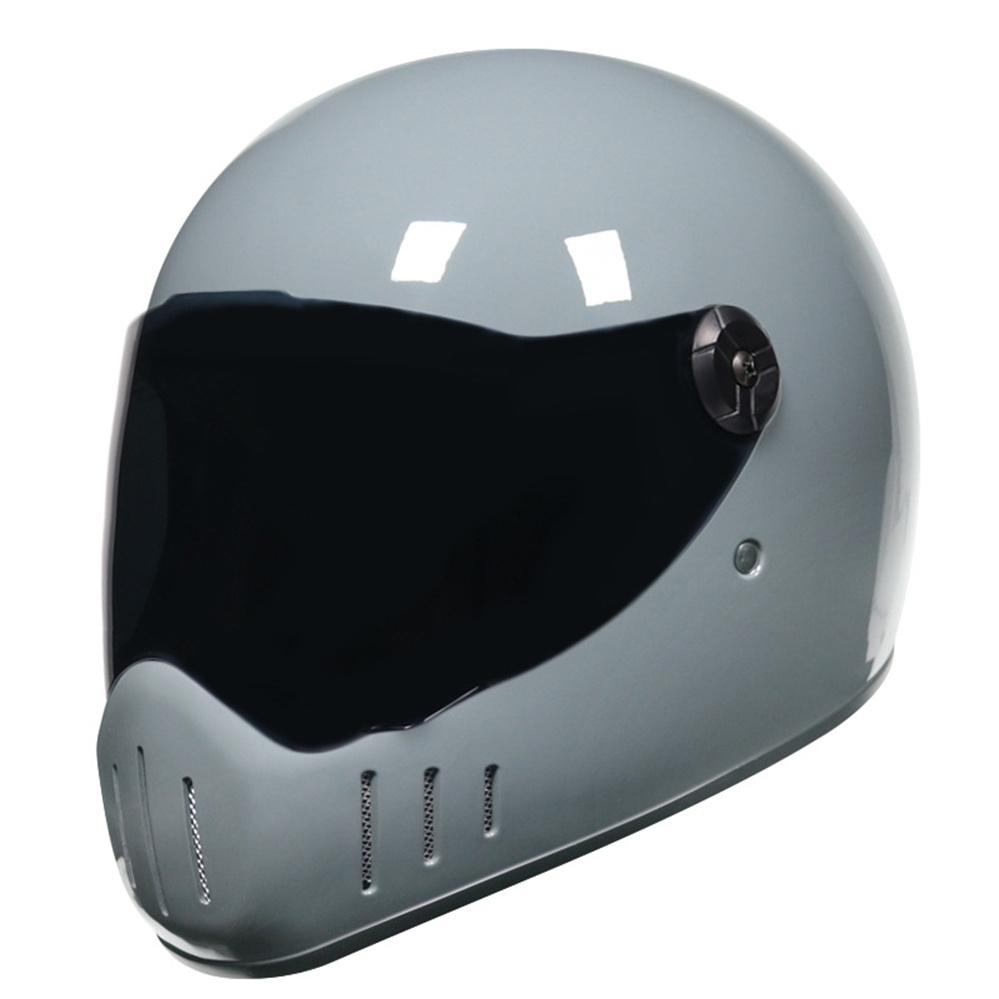 New Motorcycle Racing Full Face Motorbike Riding Helmet Chopper Style Dirt Bike Helm Retro Lightweight Cafe Racer Casque DOT ECE