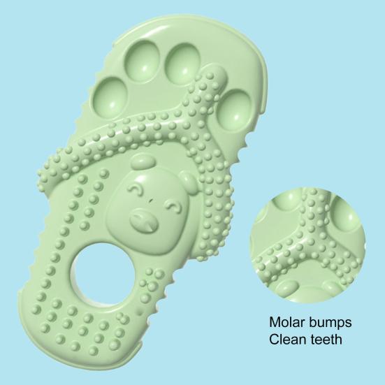 Pet Teething Toy Cute Slipper Shape Dogs Chew Toys Soft Pet Teeth