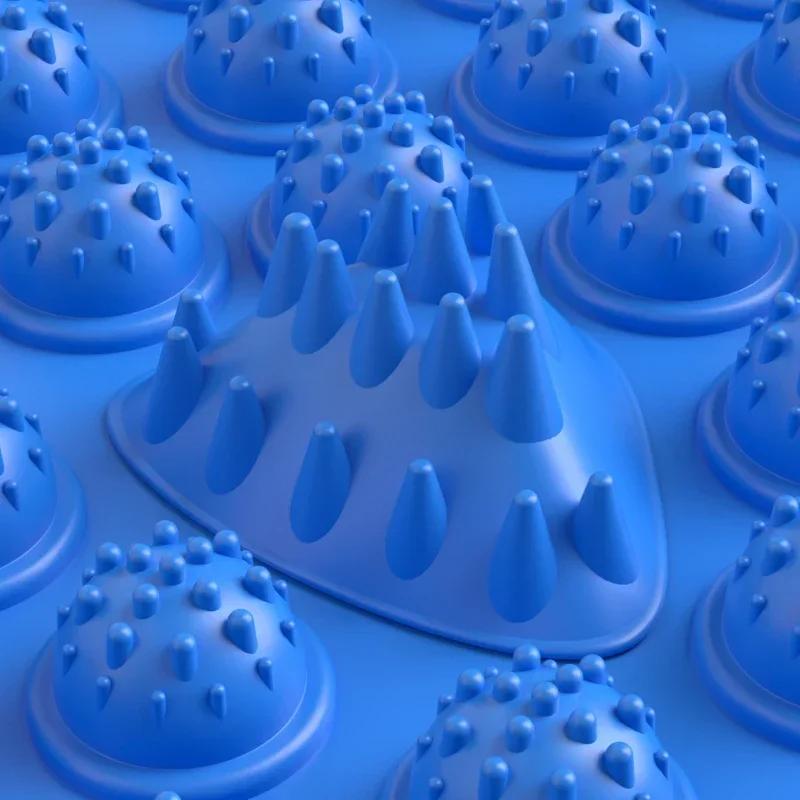 1/2/4PCS High Quality Foot Massage Mat Pressure Blood Foot Massager Acupressure Multi Purpose Foot Massage Mat Foot Pad