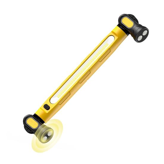 Magnetic COB Work Light with Hooks Rechargeable Adjustable Angle Underhood Work Light Portable Emergency