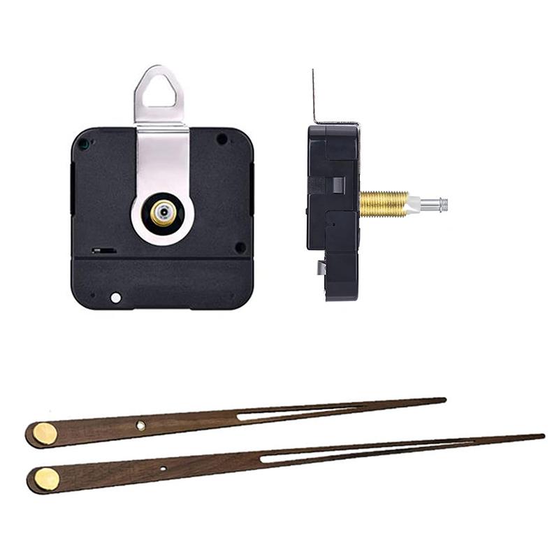 Quartz Clock DIY Kit Wall Clocks Long Axis Powerful Movement Walnut Pointer Silent Mechanism Modern Clocks DIY Accessories