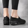 Breathable Knitted Women Sneakers Comfortable Air-cushion Casual Sports Shoes Light Non-slip Walking Jogging Shoes